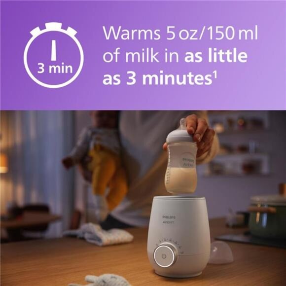 Philips Avent Premium Fast Bottle Warmer, with Smart Temperature Control, Water - Picture 2 of 7
